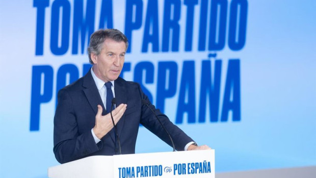 ep el presidente del partido popular alberto nunez feijoo comparece ante los medios de comunicacion
