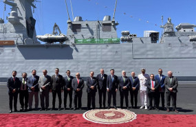 ep foto de familia de la entrega de navantia de la quinta corbeta a la real marina de arabia saudi