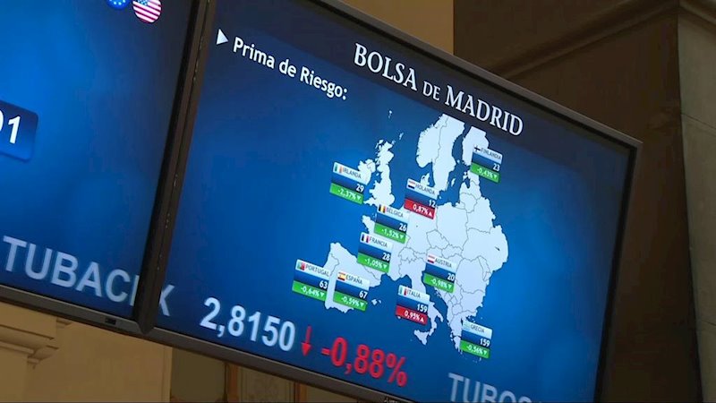 ep imagenes de la media sesion de la bolsa de madrid