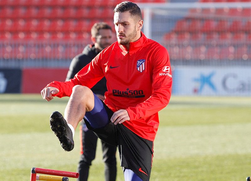 ep koke entrenando con el atletico