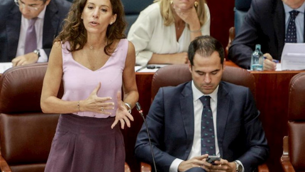 ep la consejera de presidencia de la comunidad de madrid maria eugenia carballedo interviene desde