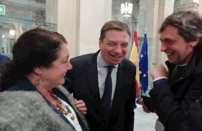 ep la consellera de agricultura pesca y alimentacion mae de concha con el ministro de agricultura