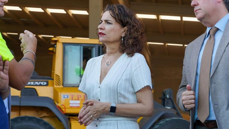 La ministra de Hacienda en funciones, María Jesús Montero. | EDUARDO BRIONES EUROPA PRESS ep la ministra de hacienda en funciones maria jesus montero 20190827165115