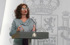ep la ministra de hacienda y portavoz del gobierno maria jesus montero en rueda de prensa