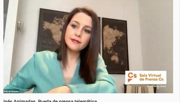 ep la presidenta de ciudadanos y portavoz en el congreso ines arrimadas en una rueda de prensa