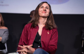 ep la secretaria general de podemos ione belarra durante una intervencion en la universidad de otono