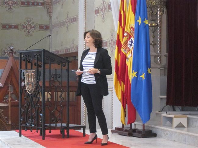 La vicepresidenta del Gobierno, Soraya Sáenz de Santamaría | EUROPA PRESS ep la vicepresidentagobierno soraya saenzsantamaria 20170618131301