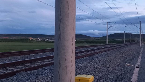 ep linea ferroviaria en la que se ha producido el robo de cobre y la averia en la catenaria