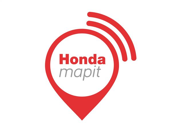 Logo de la tecnología de conectividad Honda Mapit | HONDA ep logola tecnologiaconectividad honda mapit