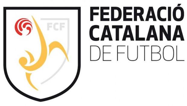 ep logotipo de la federacio catalana de futbol fcf