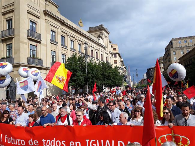 ep manifestacionpamplonala politica linguisticagobiernonavarra