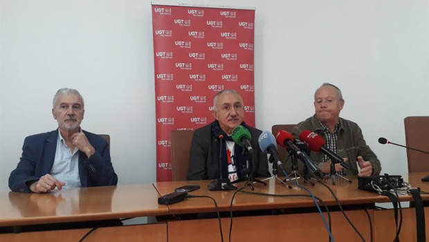 ep pepe alvarez secretario general de ugt en rueda de prensa