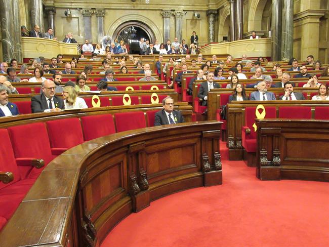 Quim Torra En El Ple Del Parlament | EUROPA PRESS ep quim torrapleparlament