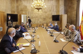 ep reunion de las organizaciones agrarias upa asaja y coag con la ministra para la transicion