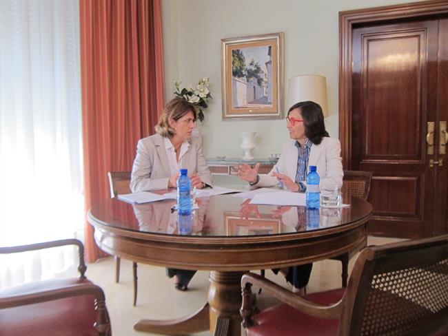 Reunión Entre Dolores Delgado Y Rosa Aguilar | EUROPA PRESS ep reuniondolores delgadorosa aguilar