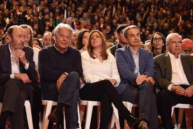 Rubalcaba, Felipe Gozález, Susana Díaz, Zapatero y Guerra | PSOE ep rubalcaba felipe gozalez susana diaz zapateroguerra