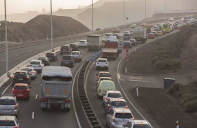 ep un atasco en carretera
