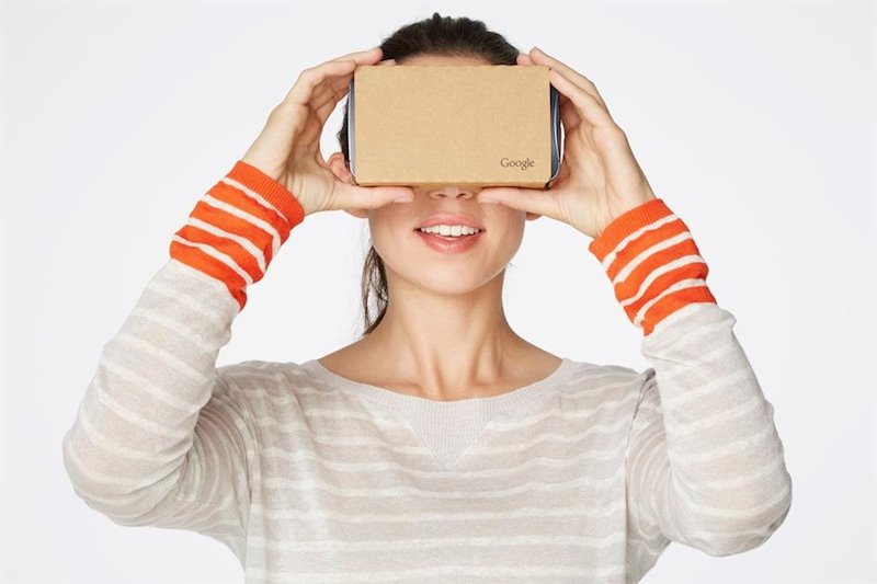ep visor de realidad virtual de carton google cardboard